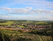 Waldböckelheim vom Welschberg aus gesehen