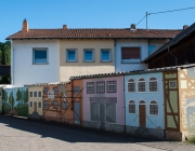Wandmalerei in der Au
